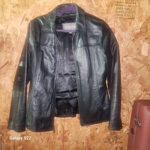 Vintage Wilsons Leather Black Jacket